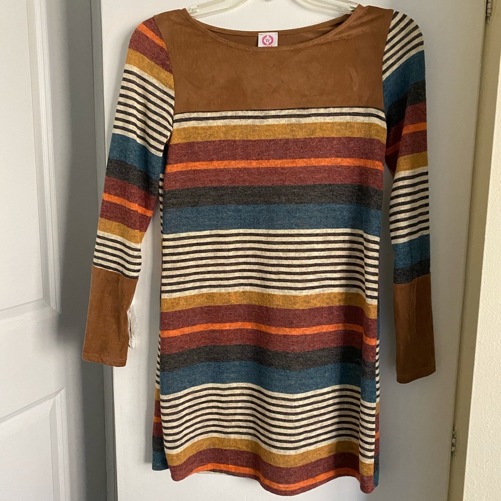 Striped tunic/dress with vintage feel